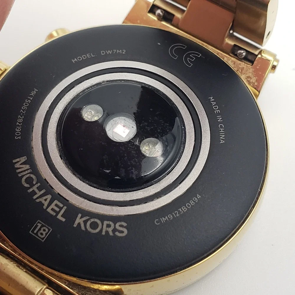Michael Kors Smartwatch Women Gold Sofie 0894 MKT5062 Crystal Pave Digital Watch